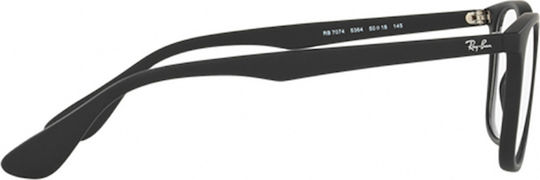 Ray Ban Kunststoff Brillenrahmen Schwarz RB7074 5364