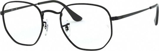 Ray Ban Hexagonal Optics Металик Рамка Черен RB6448 2509