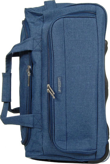 Airtex Paris Sack Voyage 100lt Blue with Wheels Fabric L73xW36xH38cm
