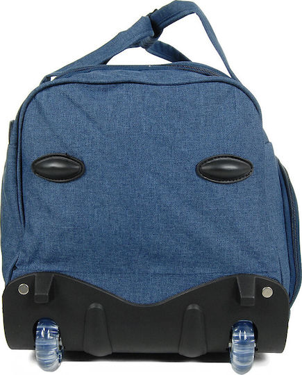 Airtex Paris Sack Voyage 100lt Blue with Wheels Fabric L73xW36xH38cm