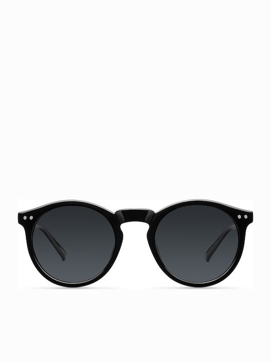 Meller Kubu Sunglasses with Black Acetate Frame and Black Polarized Lenses All Black