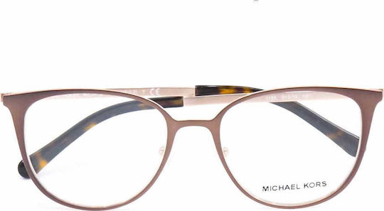Michael Kors Lil Γυναικείος Μεταλλικός Σκελετός Γυαλιών Καφέ MK3017 1188