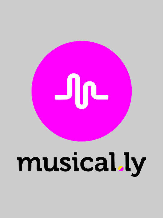 musical.ly-T-Shirt - WEISS