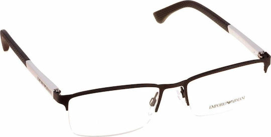 Emporio Armani Metal Eyeglass Frame Black EA1041 3094