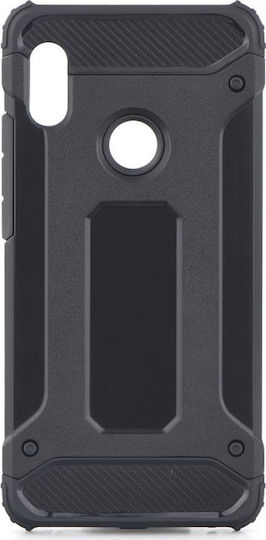 Hurtel Forcell Hybrid Tech Armor Coperta din spate Sintetic rezistent Negru (Redmi Note 5)