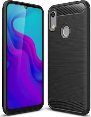 Hurtel Back Cover Σιλικόνης Μαύρο (Huawei P Smart Z / Honor 9X)