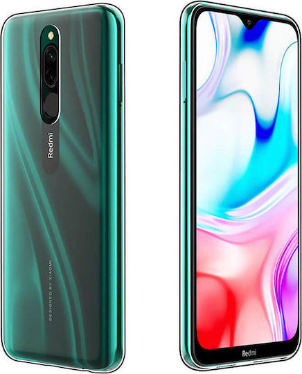 Back Cover Σιλικόνης 1mm Διάφανο (Redmi 8A)