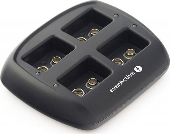 everActive NC-109 Φορτιστής 4 Μπαταριών Ni-MH Μεγέθους 9V