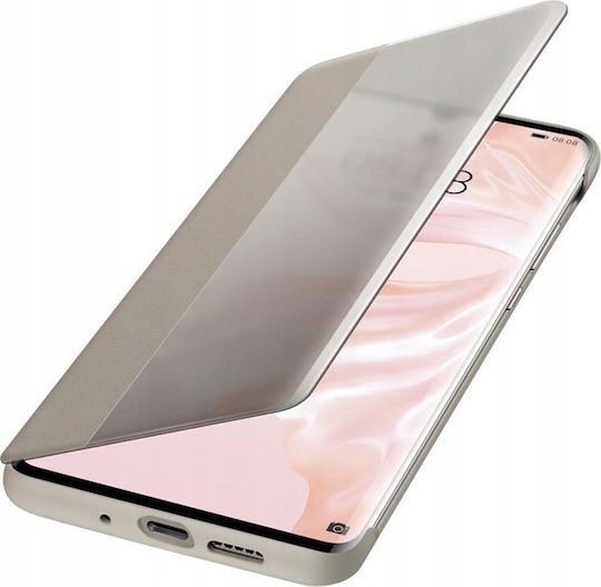 Huawei Smart View Book Δερματίνης Χακί (Huawei P30)