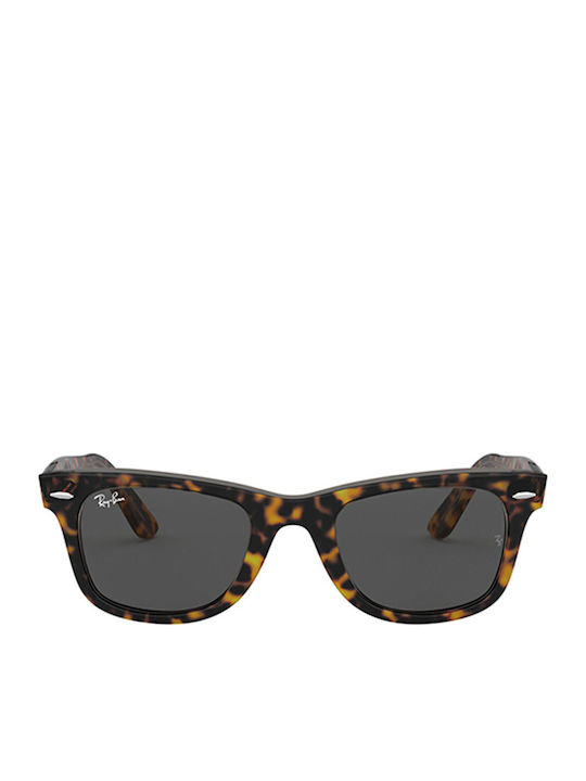 Ray Ban Wayfarer Унисекс Слънчеви Очила с Кафяви Костенуркови Пластмасови Рамки и Черни Стъкла