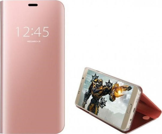 Hurtel Clear View Book Plastic Pink (Galaxy A40)
