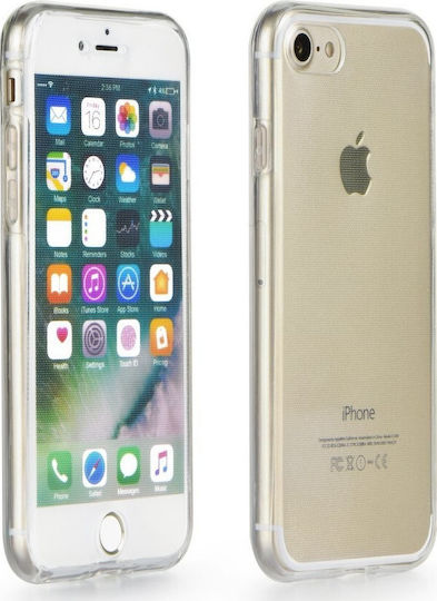 Forcell Silicone Back Cover 0.3mm Transparent for iPhone 8/7 Plus