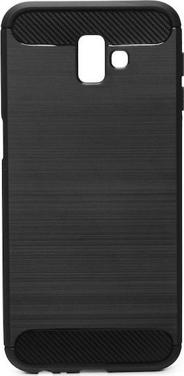 Hurtel Plus 2018 Back Cover Plastic Negru (Galaxy J6+)
