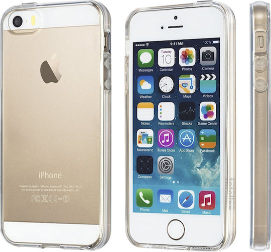 Hurtel Back Cover Σιλικόνης 0.5mm Διάφανο (iPhone 5/5s/SE)