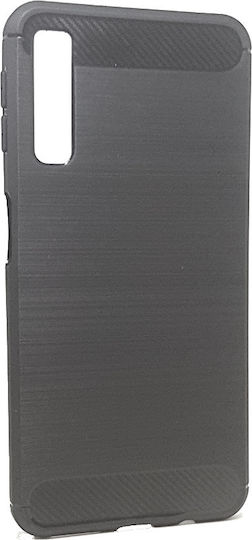 Hurtel Back Cover Silicon Negru (Galaxy A7 2018)