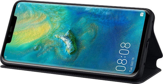 Huawei Wallet Δερματίνης Μαύρο (Huawei Mate 20 Pro)