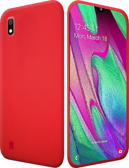 Senso Back Cover Silicone Red (Galaxy A10) SESTSAMA10R