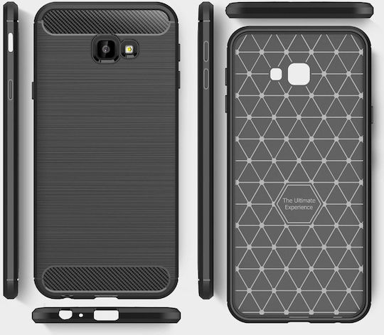 Hurtel Plus 2018 Umschlag Rückseite Kunststoff Schwarz (Galaxy J4+)