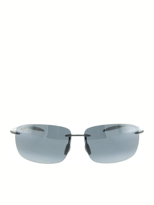 Maui Jim Ανδρικά Γυαλιά Ηλίου με Μαύρο Μεταλλικό Σκελετό και Μαύρο Ντεγκραντέ Polarized Καθρέφτη Φακό 422-02