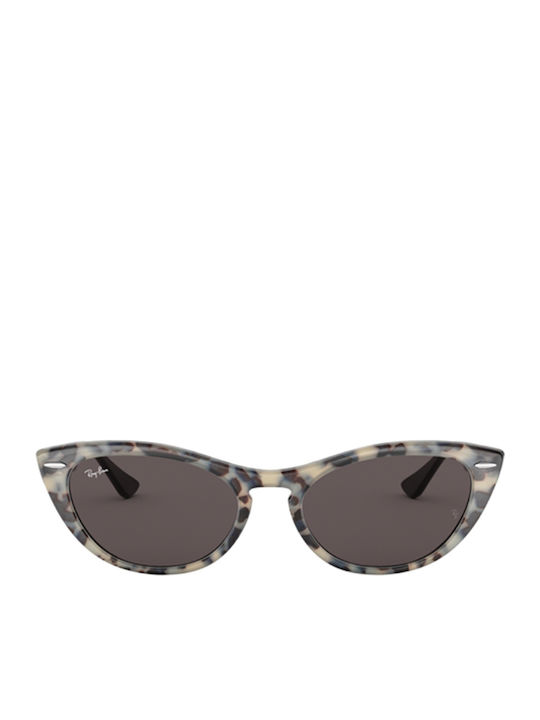 Ray Ban Nina Women's Sunglasses with Gray Tartaruga Plastic Frame and Brown Lens RB4314N 1251/39