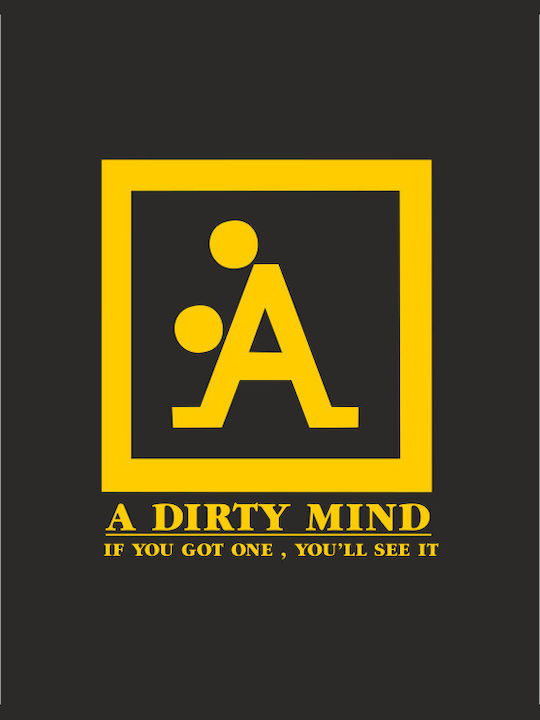 A Dirty Mind T-shirt - ROYAL BLUE