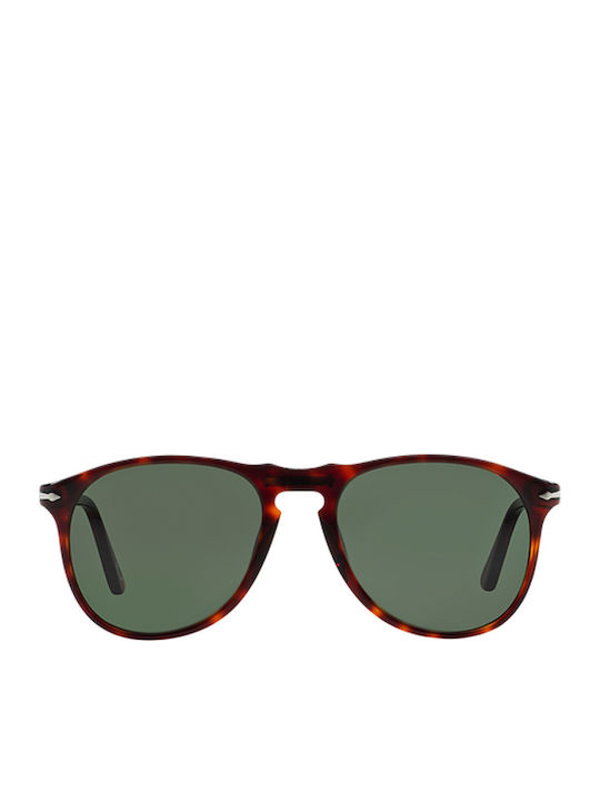 Persol Unisex Sunglasses with Brown Tartaruga Plastic Frame PO9649S 24/31