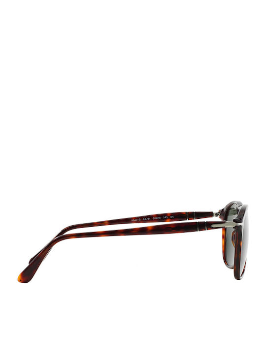 Persol Unisex Sunglasses with Brown Tartaruga Plastic Frame PO9649S 24/31
