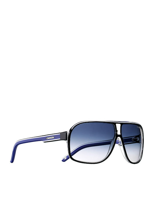 Carrera Grand Prix 2 Male Sunglasses With Black Horn-Rimmed Frame And Grey Gradient Lens 240265T5C6408