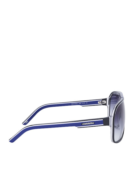 Carrera Grand Prix 2 Male Sunglasses With Black Horn-Rimmed Frame And Grey Gradient Lens 240265T5C6408