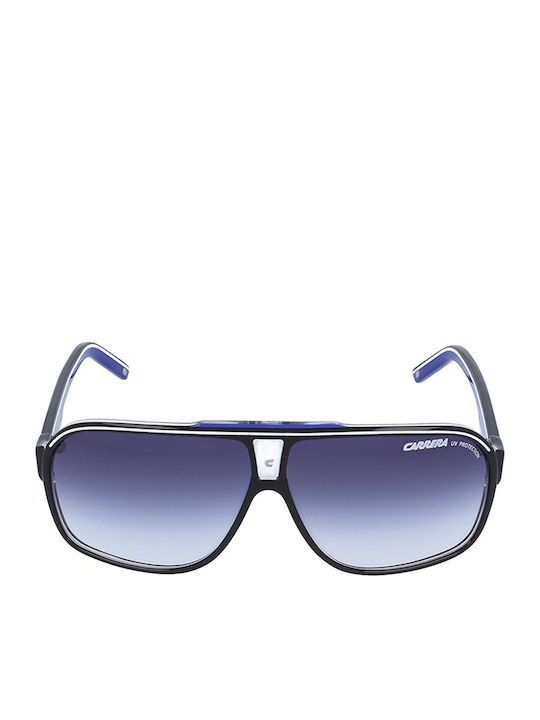 Carrera Grand Prix 2 Male Sunglasses With Black Horn-Rimmed Frame And Grey Gradient Lens 240265T5C6408