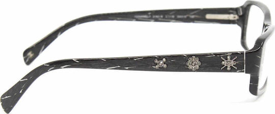 Chanel Plastic Eyeglass Frame Black 3160B 1118