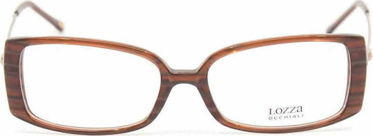 Lozza Eyeglass Frame Brown VL1765 1EW