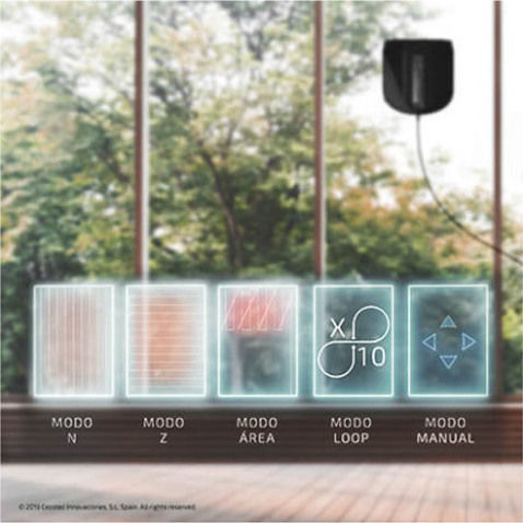 Cecotec Conga Windroid 970 Fenstersauger Roboter Batterie 24V Schwarz