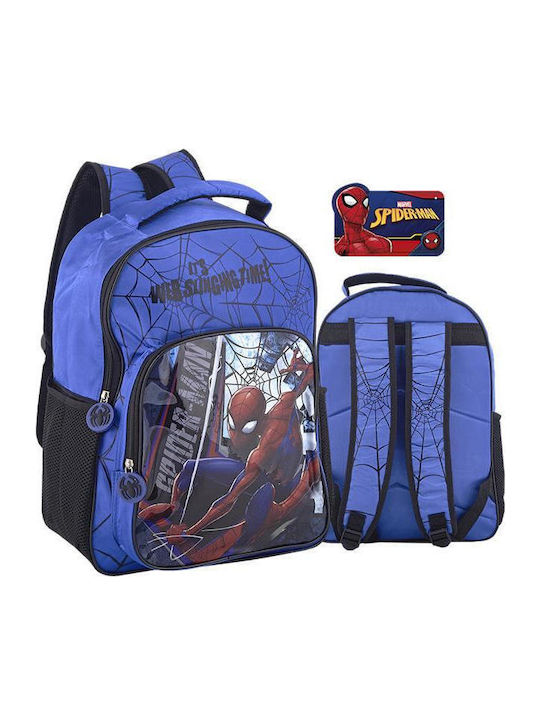 XMASfest Spiderman 42x31x18cm School Bag Backpack Elementary, Elementary in Blue color