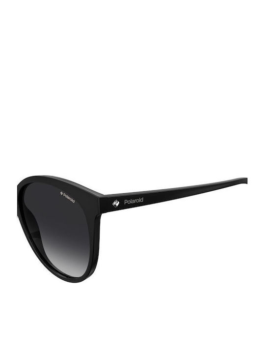 Polaroid Women's Sunglasses with Black Tartaruga Horn-Rimmed Frame and Grey Gradient Polarized Lenses PLD4086/S 807/WJ