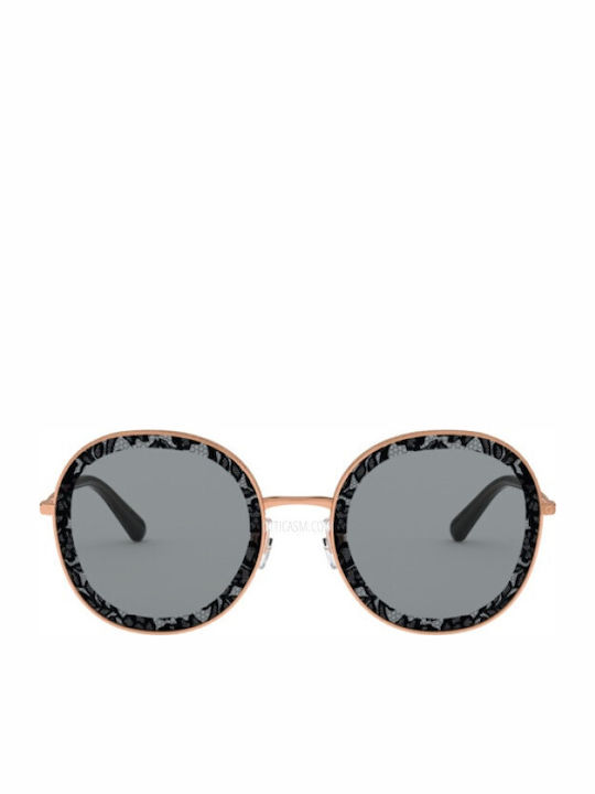 Dolce & Gabbana Damen Sonnenbrille mit Mehrfarbig Metall Gestell und Schwarz Linse DG2243 1298P2
