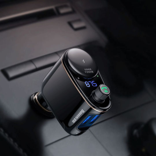 Baseus FM Transmitter Αυτοκινήτου Locomotive με USB
