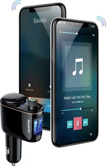 Baseus FM Transmitter Αυτοκινήτου Locomotive με USB