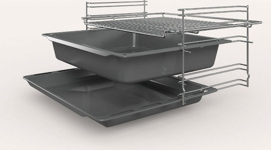 Pitsos Herd 66Es mit Keramikkochfeldern B60cm. Inox