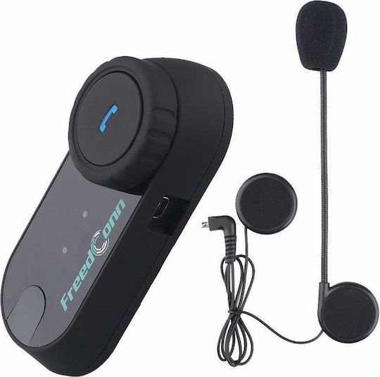 FreedConn T-COM VB Single Intercom for Motorcycle Helmet with Bluetooth