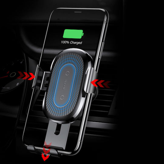 Baseus Gravity Gerätehalterung für Handys im Auto 4 Zoll - 6,5 Zoll mit verstellbaren Haken Schwarz