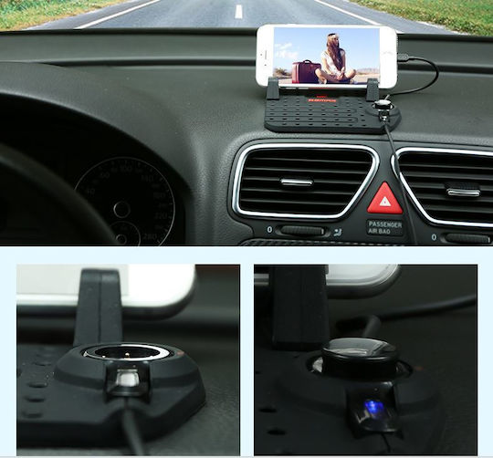 Remax Enjoy Charging Holder Βάση Κινητού Αυτοκινήτου με Μαγνήτη Μαύρη