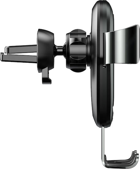 Baseus Gravity Metal Car Mobile Mount 4" - 6.5" with Adjustable Hooks Black