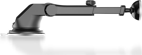 Baseus Bază pentru telefon mobil pentru mașină Solid Series Telescopic cu magnet Argint