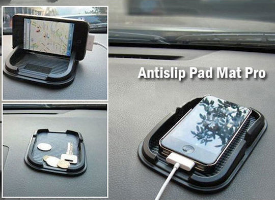 Autoline Rutschfest für Handys/Schlüssel Auto Handyhalterung mit Anti-Rutsch-Oberfläche Schwarz
