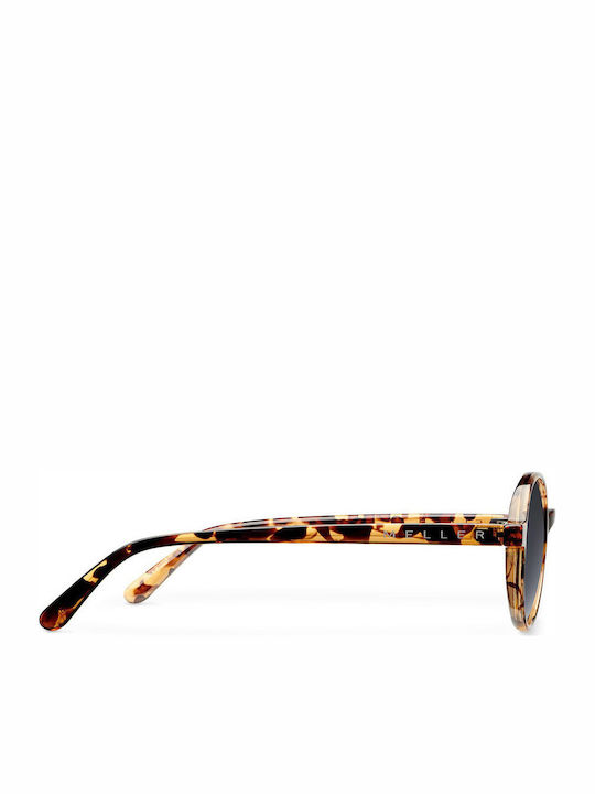 Meller Kribi Unisex Sonnenbrille mit Braun Kunststoff Gestell und Schwarz Linse KR-TIGCAR