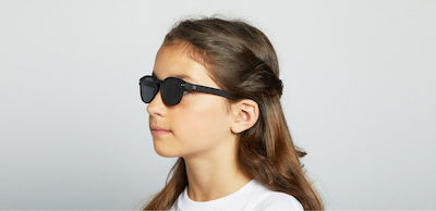 Izipizi Junior #C 5-10 Jahre Kinder-Sonnenbrillen Black