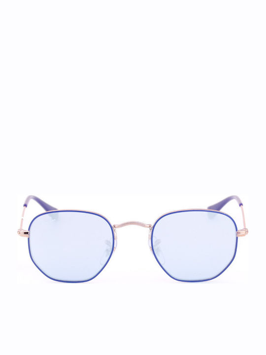 Ray Ban Άθραυστα Παιδικά Γυαλιά Ηλίου με Καθρέφτη Φακό Μπλε RB9541SN 264/1U