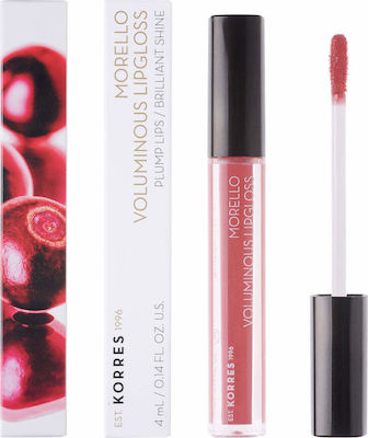 Korres Morello Voluminous Lipgloss 16 Blushed Pink 4ml