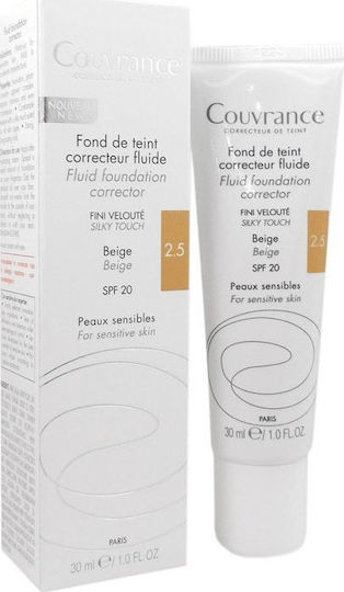 Eau Thermale Avène Couvrance Liquid Foundation SPF20 2.5 Beige 30ml